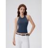 image:imageSUUKSESS Women Halter Padded Tank Tops Double Lined Backless Summer Going Out TopsNavy Blue