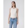 image:imageSUUKSESS Women Halter Padded Tank Tops Double Lined Backless Summer Going Out TopsSnow White