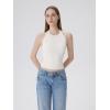 image:imageSUUKSESS Women Halter Padded Tank Tops Double Lined Backless Summer Going Out TopsSnow White