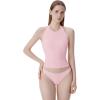 image:imageSUUKSESS Women Halter Padded Tank Tops Double Lined Backless Summer Going Out TopsBaby Pink