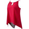image:imageSUUKSESS Women Ruffle High Neck Tankini Swimsuit Flowy Tummy Control Bathing SuitRed Leopard
