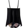 image:imageSUUKSESS Women Ruffle High Neck Tankini Swimsuit Flowy Tummy Control Bathing SuitRetro Floral Black