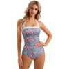 image:imageSUUKSESS Women Sexy Tummy Control One Piece Swimsuit Halter Retro Bathing Suit68 Retro Red Floral