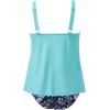 image:imageSUUKSESS Women Tummy Control Tankini Bathing Suit Ruffle High Waisted Swimsuit60 Aqua Blue Floral