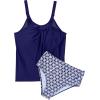 image:imageSUUKSESS Women Tummy Control Tankini Bathing Suit Ruffle High Waisted Swimsuit60 Blue Star