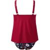 image:imageSUUKSESS Women Tummy Control Tankini Bathing Suit Ruffle High Waisted Swimsuit60 Red Floral