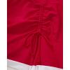 image:imageSUUKSESS Women Tummy Control Tankini Swimsuits with Skirt Backless Bathing Suit149red White