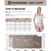 image:imageSUUKSESS Women Square Neck Tank Tops with Built in Bras Double Line Going Out Basic Camisole TopWhite Polka Dots