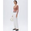 image:imageSUUKSESS Cloud Cashmere Women V Neck Fitted Long Sleeve Shirt Basic Soft Knit TopsTea Rose Pink