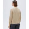 image:imageSUUKSESS Women Long Sleeve Button Down Oversized Short Cardigan Fall Loose Open Front Knit SweaterApricot