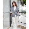 image:imageSUUKSESS Women Long Sleeve Button Down Oversized Short Cardigan Fall Loose Open Front Knit SweaterHemp Gray