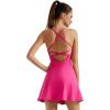 image:imageSUUKSESS Women Backless Workout Tennis Dress with Built in Bra Athletic Dresses