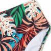 image:imageSUUKSESS Women Sexy Halter Tankini Bathing Suits Slimming Tummy Control High Waisted Swimsuits 2 Piece06 Coral Pink Leaf