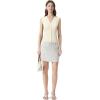image:imageSUUKSESS Women Button Down Vest Tops Summer V Neck Sleeveless Tank Tops Business Casual Sweater VestOffwhite