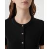 image:imageSUUKSESS Women Silk Cashmere Blend Cardigan Sweaters Summer Button Up Knit OutfitsBlack