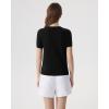 image:imageSUUKSESS Women Silk Cashmere Blend Cardigan Sweaters Summer Button Up Knit OutfitsBlack