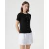 image:imageSUUKSESS Women Silk Cashmere Blend Cardigan Sweaters Summer Button Up Knit OutfitsBlack