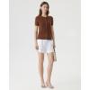 image:imageSUUKSESS Women Silk Cashmere Blend Cardigan Sweaters Summer Button Up Knit OutfitsCaramel