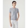 image:imageSUUKSESS Women Silk Cashmere Blend Cardigan Sweaters Summer Button Up Knit OutfitsLight Gray