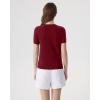 image:imageSUUKSESS Women Silk Cashmere Blend Cardigan Sweaters Summer Button Up Knit OutfitsWine Red