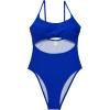image:imageSUUKSESS Women Sexy Cut Out One Piece Swimsuit Tummy Control High Cut Bathing Suit182 Royal Blue