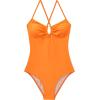 image:imageSUUKSESS Women Tummy Control One Piece Swimsuit Slimming Cut Out Bathing Suit163 Orange