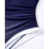 image:imageSUUKSESS Women One Piece Tummy Control Swimsuit Strapless Bandeau Bathing SuitIndigo Blue