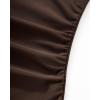 image:imageSUUKSESS Women Sexy One Piece Tummy Control Swimsuit Shell Stitched Bathing SuitBeige Brown