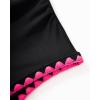 image:imageSUUKSESS Women Sexy One Piece Tummy Control Swimsuit Shell Stitched Bathing SuitBlack Pink