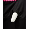 image:imageSUUKSESS Women Sexy One Piece Tummy Control Swimsuit Shell Stitched Bathing SuitBlack Pink