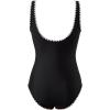 image:imageSUUKSESS Women Sexy One Piece Tummy Control Swimsuit Shell Stitched Bathing SuitBlack White