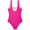 image:imageSUUKSESS Women Sexy One Piece Tummy Control Swimsuit Shell Stitched Bathing SuitPink
