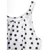 image:imageSUUKSESS Women Tummy Control Tankini Bathing Suit Ruffle High Waisted Swimsuit60 White Black Polka Dot
