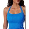 image:imageSUUKSESS Womens Tummy Control Tankini Swimsuit Push Up Tummy Control Bathing SuitBlue