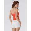 image:imageSUUKSESS Women Sexy Lace Padded Tank Tops Double Lined V Neck Y2k Going Out TopRed