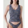 image:imageSUUKSESS Women Double Lined Lace V Neck Tank Top Summer Going Out Tops Sexy Trendy Shirts06 Ash