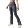 image:imageSUUKSESS Women Ribbed Seamless Flare Leggings Bootcut High Waist Yoga Pants