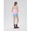 image:imageSUUKSESS Women Padded Halter Babydoll Tops Summer Backless Peplum Tank Tops Cute Flowy Going Out TopsPink