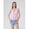 image:imageSUUKSESS Women Padded Halter Babydoll Tops Summer Backless Peplum Tank Tops Cute Flowy Going Out TopsPink