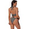 image:imageSUUKSESS Women Halter String Bikini Set Cheeky Thong Two Piece Bathing Suit209 Black White Gingham