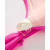 image:imageSUUKSESS Women Ruffle High Waisted Tankini Swimsuit Tummy Control Bathing Suit80 Hot Pink