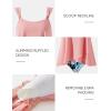image:imageSUUKSESS Women Ruffle High Waisted Tankini Swimsuit Tummy Control Bathing Suit80 Pink Floral