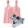 image:imageSUUKSESS Women Ruffle High Waisted Tankini Swimsuit Tummy Control Bathing Suit80 Pink Floral