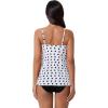image:imageSUUKSESS Women Tummy Control Tankini Swimsuit Ruffle High Waisted Bathing Suit186 White Black Polka Dot