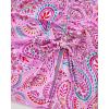 image:imageSUUKSESS Women Tummy Control Tankini Swimsuits with Skirt Backless Bathing SuitPink Paisley