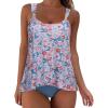 80 Floral Printed Blue