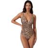 image:imageSUUKSESS Women Sexy Low Back One Piece Swimsuit Slimming Tummy Control Bathing Suit180 Leopard2