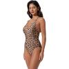 image:imageSUUKSESS Women Sexy Low Back One Piece Swimsuit Slimming Tummy Control Bathing Suit180 Leopard2