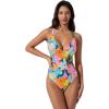 image:imageSUUKSESS Women Sexy Low Back One Piece Swimsuit Slimming Tummy Control Bathing Suit180 Neon Floral
