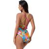 image:imageSUUKSESS Women Sexy Low Back One Piece Swimsuit Slimming Tummy Control Bathing Suit180 Neon Floral